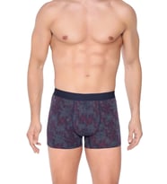 NİVEMESHOME 4480 ERKEK LYCRALI COTTON BOXER LACİVERT KIRMIZI DESENLİ XL BERRAK