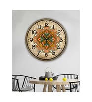 bilge Tasarım Retro Duvar Saati 40 x 40 CM (Karışık)