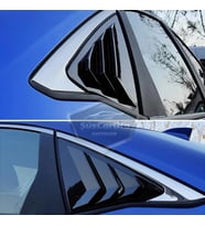 Honda Civic Fe1 2022 Sonrası Uyumlu Kelebek Cam Izgarası Kelebek Cam Vizörü Havalandırma Parlak Siya