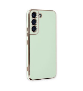 Samsung Galaxy S22 Plus Kılıf Volet Silikon - Açık Yeşil