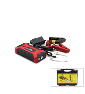 ÇOK FONKSİYONLU ATO - ARAÇ TAKVİYE SET TAŞINABİLİR 4 USB ÇIKIŞLI POWERBANK ÖZELLİK - FENER - COB - PUSULA (5343)
