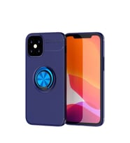 İphone 12 Mini Kılıf Range Yüzüklü Silikon - Mavi
