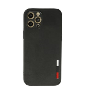 Apple İphone 12 Pro Max Kılıf Loop Deri Silikon - Siyah