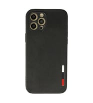 Apple İphone 12 Pro Max Kılıf Loop Deri Silikon - Siyah