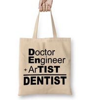 Doctor Engineer Artist Dentist 35 Bez Çanta Uzun Saplı
