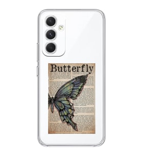 Samsung Galaxy A05S Uyumlu Butterfly Tasarımlı Şeffaf Telefon Kılıfı