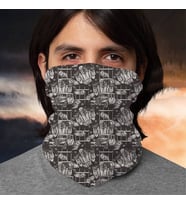 Klasik Araba İkonlu Motorcu Boyun Bandanası