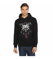 Bant Giyim - The Witcher Siyah Kapşonlu Erkek Sweatshirt Hoodie