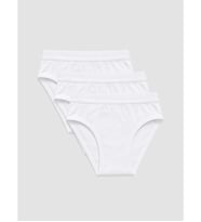 LC WAIKIKI Beyaz Regular Fit Pamuklu Erkek Slip Külot 3'lü