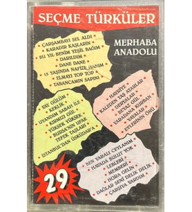 (Plak Değildir KASET tir) Kaset Merhaba Anadolu Seçme Türküler Kaset