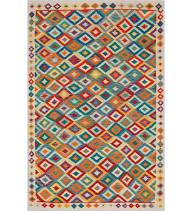 Eliana Home Baskılı, Yıkanabilir Kaymaz Taban Salon Halısı LNA1543-HT650 100x150 cm (Kırmızı)