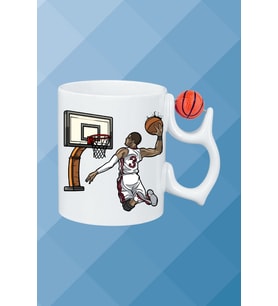 Basketboll Toplu Basket Sever Kupa Bardak Çay Kahve Fincanı-2