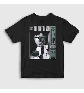 Presmono Unisex Çocuk Siyah Vol 3 The Plot In You T-Shirt
