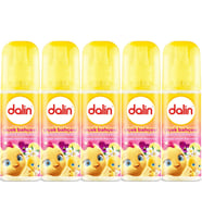Dalin Bebek Kolonyası 150ML Çiçek Bahçesi (Menekşe-Yasemin-Limon Kokulu) (5 Li Set)
