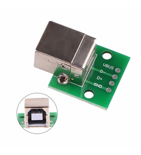 USB Type B To Dip Çevirici Pcb Usb Haberleşme Deney Prototip 5V
