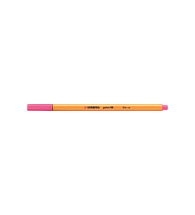 Stabilo Keçe Uçlu İnce Kalem 88 Point 0.4 MM Açık Pembe 88/17 (10 Lu Paket) (Karışık)