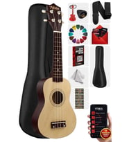 Midex UKX-901NT Naturel Soprano Ukulele (Askı Çanta Pena)