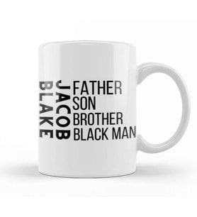 Justice For Jacob Blake Black Lives Matter 2021 Kupa Bardak Porselen