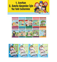 1.Sınıftan 2.Sınıfa Geçenler İçin Ata Tatilde +10 lu Hikaye Seti 6