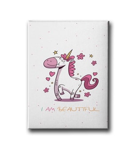 I Am Beatiful Canvas Tablo MİND271