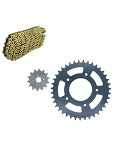 CF Moto Sr 250 - Nk 250 Zincir Dişli Seti Oringli Gold Zincir - Supermoto (Renksiz)