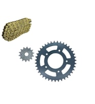 CF Moto Sr 250 - Nk 250 Zincir Dişli Seti Oringli Gold Zincir - Supermoto (Renksiz)