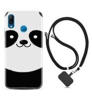 Huawei P20 Lite Mate 10 20 Lite Pro P40 Lite KılıfBoyun Askılı Silikon Sevimli Panda 1794