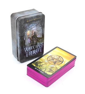 By Ellen Dugan Witches (cadı) Metal Kutulu Tarot Kartı Alk2815