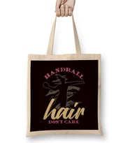 Handball Hair Dont´s Care Handballer Ball Sports Team Coach Bez Çanta Uzun Saplı