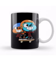 Gumball And Darwin Gumball Darwin Skate Kupa Bardak Porselen