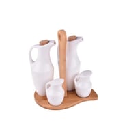 Bambum Tile Yağlık Sirkelik Tuzluk Biberlik B0564