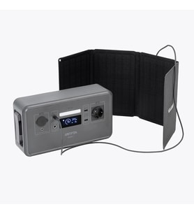 Antfea XS500F Taşınabilir Güç Sistemi 500W Mini - Gri  + 30W Taşınabilir Güneş Paneli