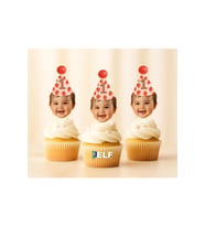 Kişiye Özel Kürdan Süs Parti Süs Cupcake Süs ( 10 Adet )