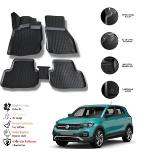 Vw T-Cross 2026 3D Havuzlu Paspas OTL