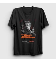 Presmono Unisex Siyah Paul Walker Fast And Furious Hızlı Ve Öfkeli T-Shirt 433883tt
