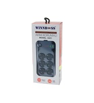 TERMAL AKIM - KISA DEVRE KORUMALI 6LI PRİZ 2+2 USB-TYPE-C -  2 METRE ANAHTARLI UZATMA KABLO 16A - 4000W (4915)