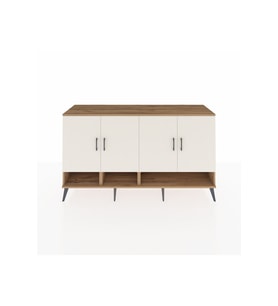 Kronos Konsol 6 Raflı 4 Kapaklı 176x59x99 Çam-Aytaşı/Çam