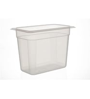Lexroo 1/4 Dikdörtgen PP Gastronom Küvet Gövde 265x162x200