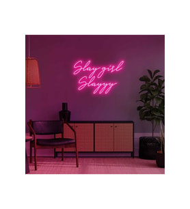 Slay girl Slayyy Yazılı Neon Tabela