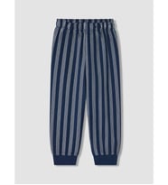 LCW Kids Lacivert Beli Lastikli Çizgili Erkek Çocuk Pijama Alt