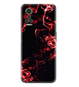 General Mobile GM 21 Pro GM 22 Pro Plus Kılıf Desemli Silikon Red Smoke 1745