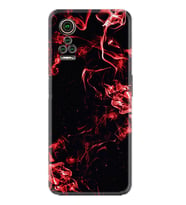 General Mobile GM 21 Pro GM 22 Pro Plus Kılıf Desemli Silikon Red Smoke 1745