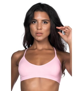 PEMBE MI Emay 4020 Pedli İnce Askılı Büstiyer