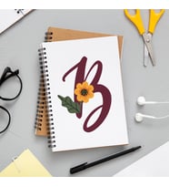 Baş Harfli Defter Kişiye Özel