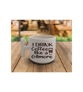 Latte & Espresso El Yapımı Gilmore Girls Lukes T Kulp Kupa 200 Ml