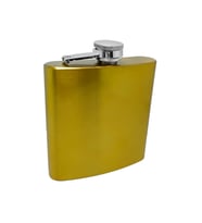 Çelik Sarı 6 oz 180 ml içki Matarası py49sr