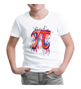 Matematik - Pi 18 Beyaz Çocuk Tshirt