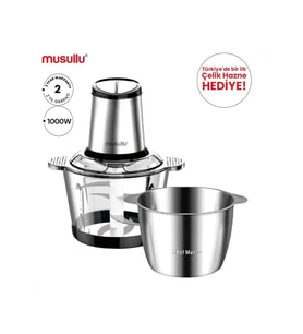 Musullu Rondo Doğrayıcı 1000 W 3 L