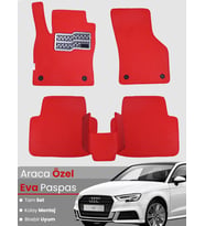 AUDİ A3 HATCHBACK (2013-2020) Uyumlu EVA Paspas Tam Set–Araca Özel,Su Geçirmez,Kolay Montaj