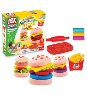 Hamburger Oyun Hamur Seti 150 Gr. - Oyun Hamuru Seti - Hamur Setleri - Hamur Kalıpları
